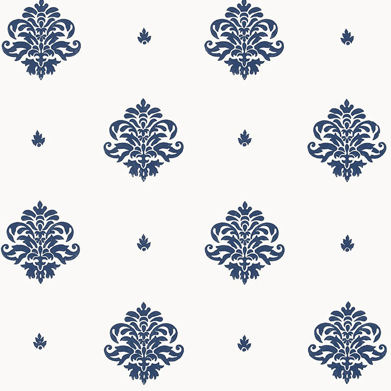 MAYLA DAMASK — NAVY