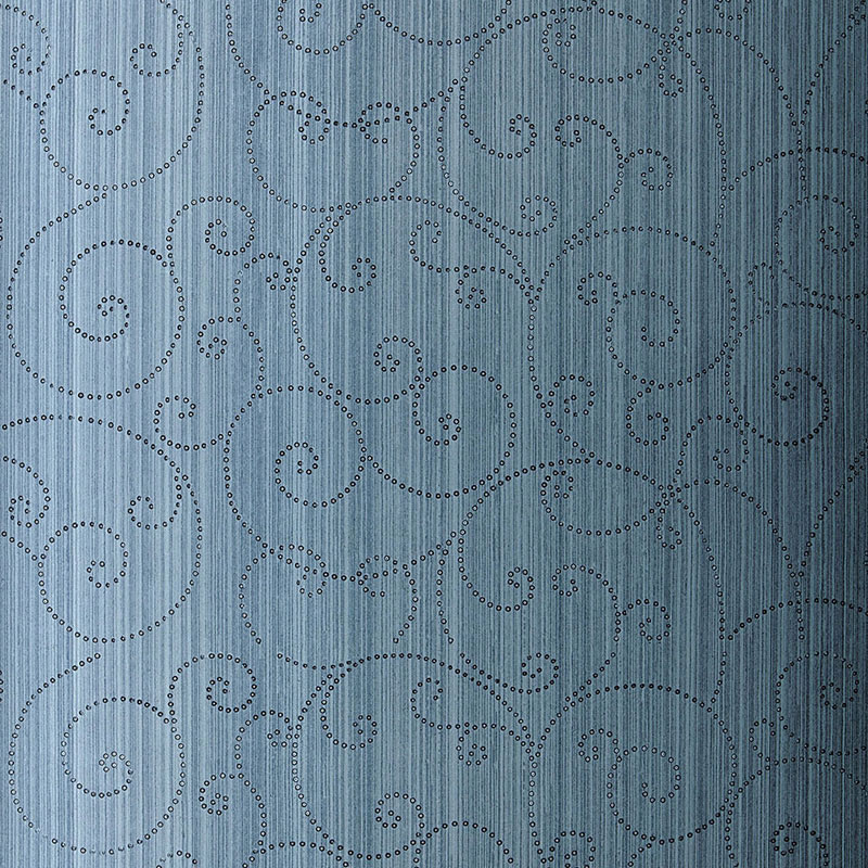 BEADED SCROLL — PEACOCK