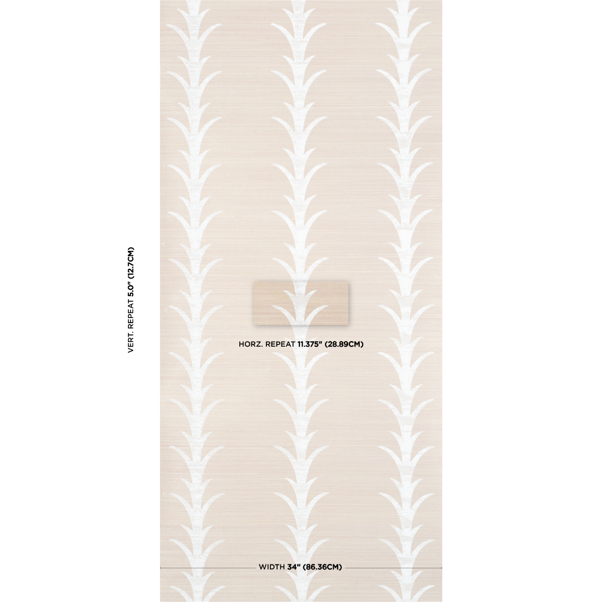 ACANTHUS STRIPE SISAL gallery 1