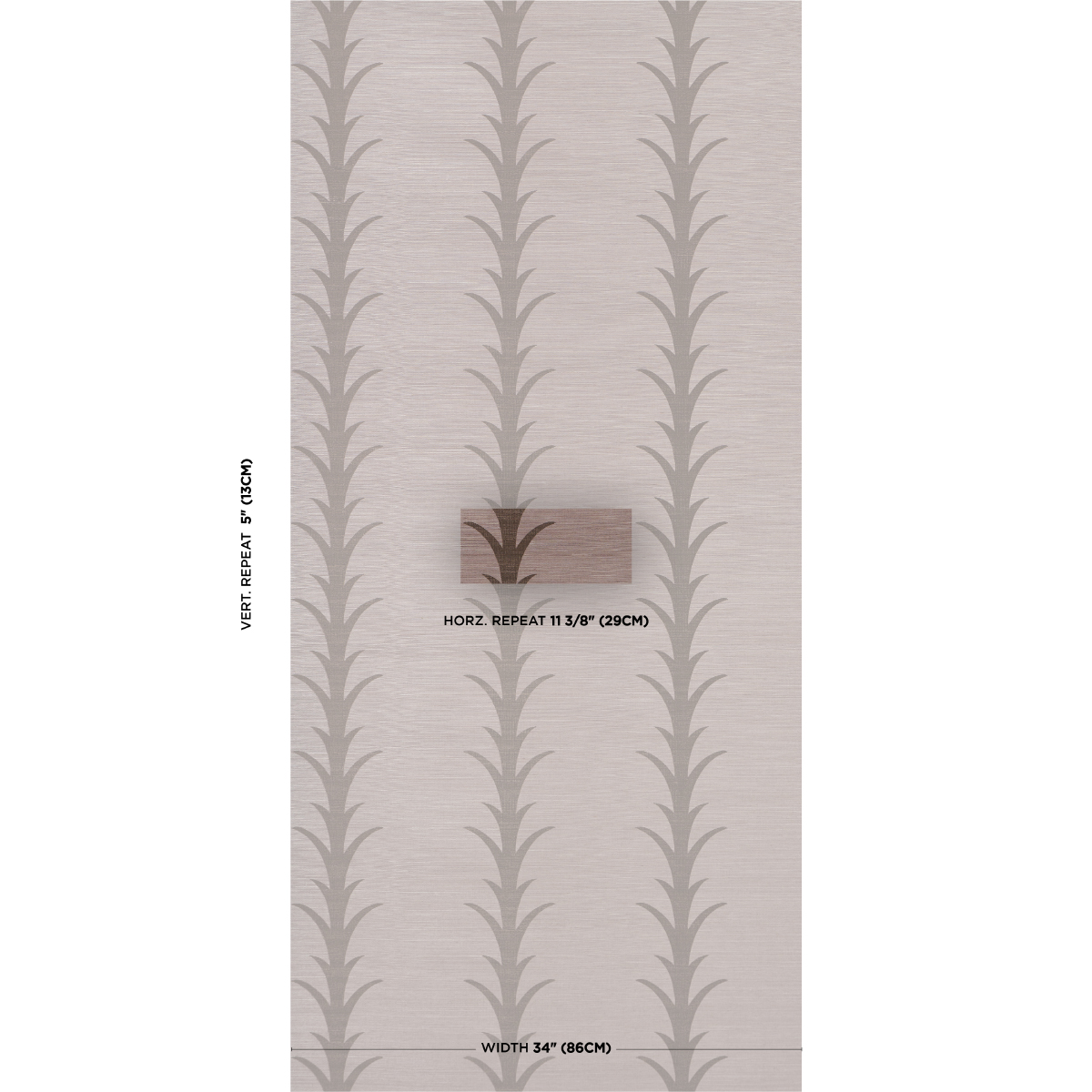 ACANTHUS STRIPE SISAL gallery 1
