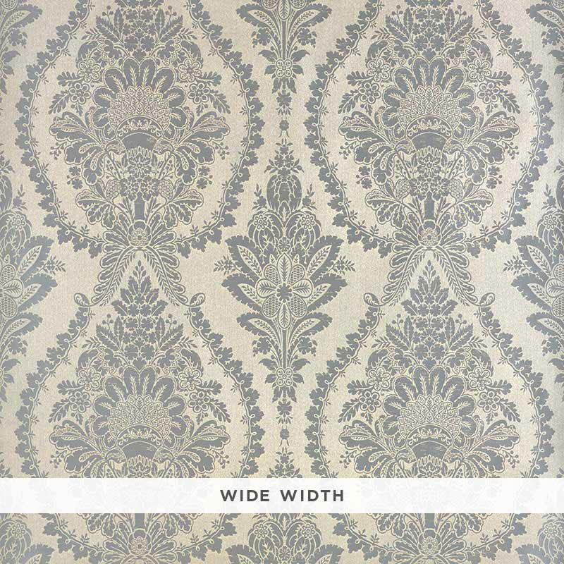 INCANDESCENCE DAMASK — BURNISHED SILVER