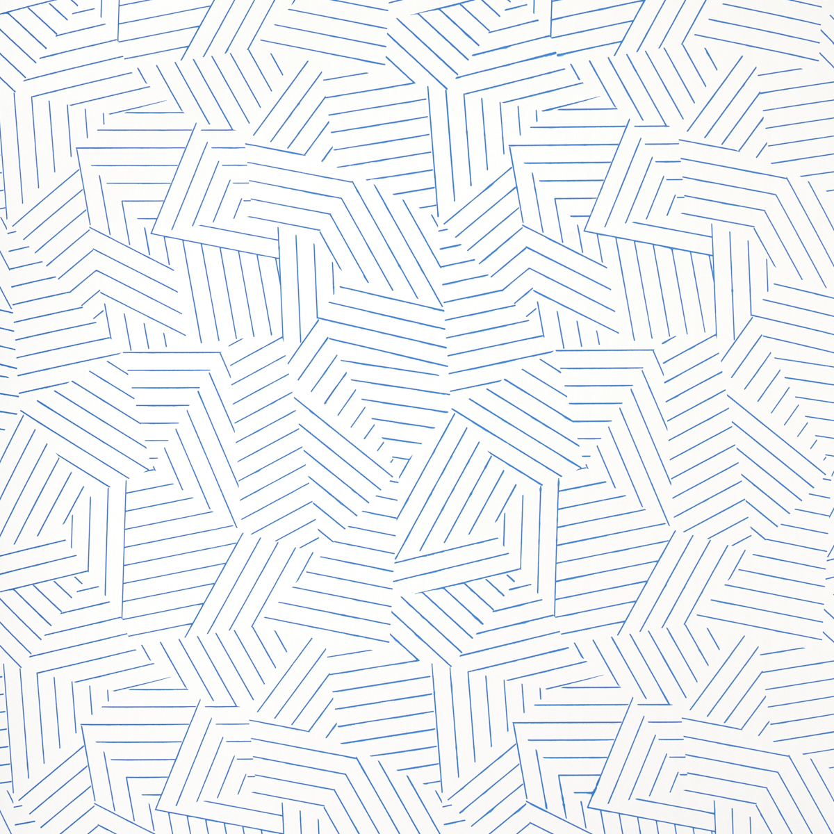 DECONSTRUCTED STRIPE — COBALT