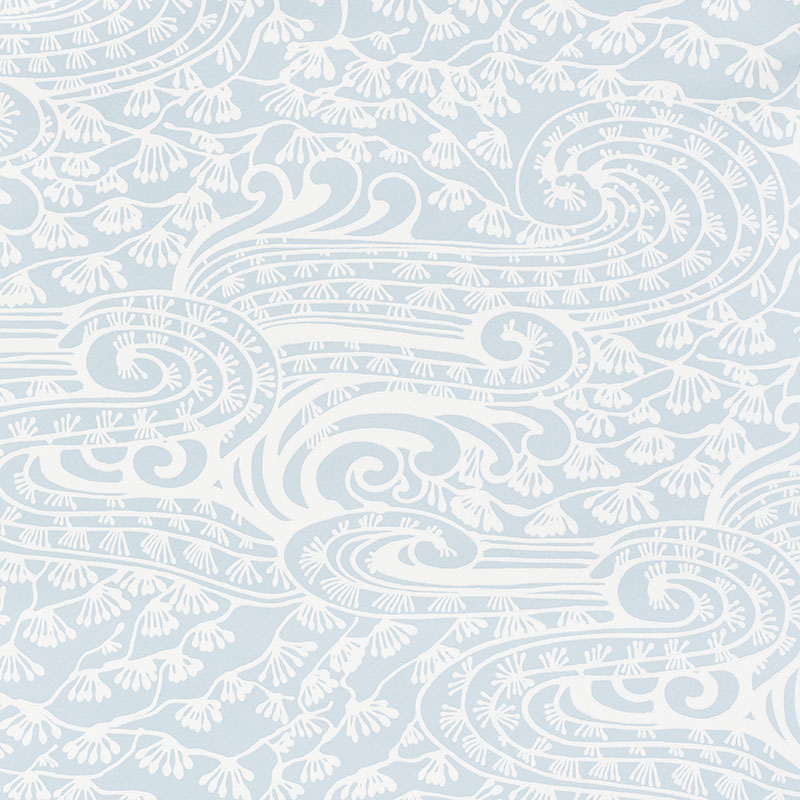 Mizu - Sky Wallcoverings | Schumacher