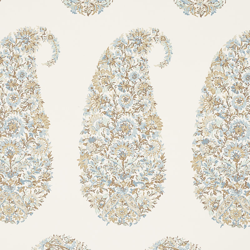 SHIRALA PAISLEY — AQUA