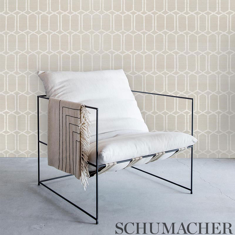 MODERN TRELLIS HEMP SHIMMER gallery 3