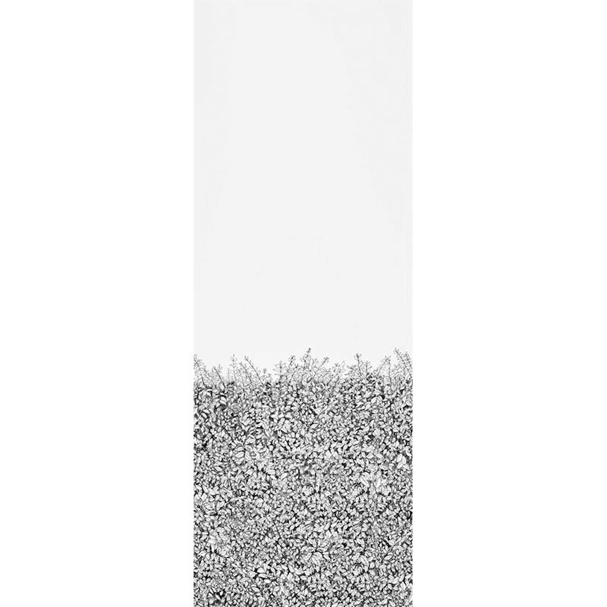 GREENERY GALORE VINYL PANEL — BLACK