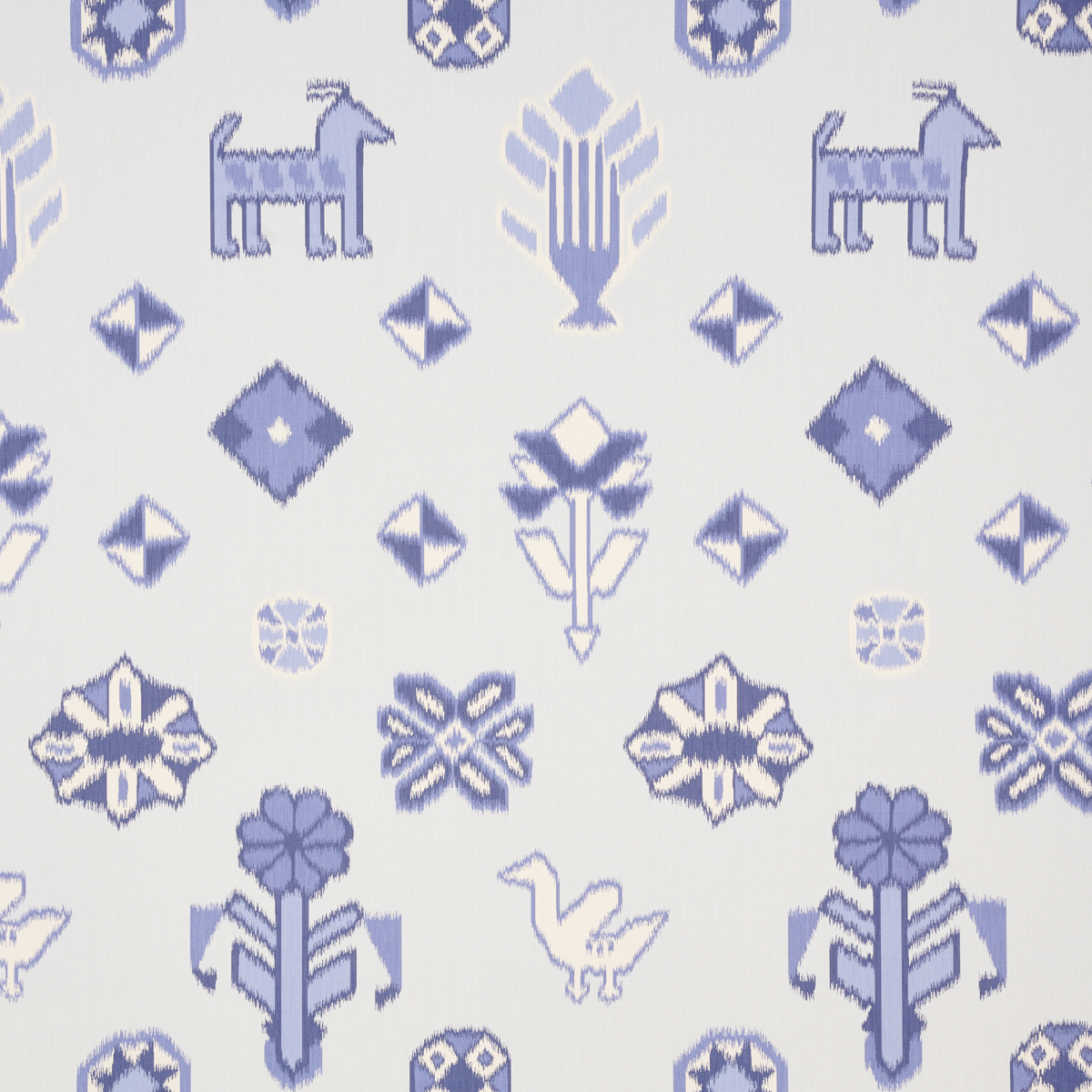 CHUSKA WARP PRINT — BLUE