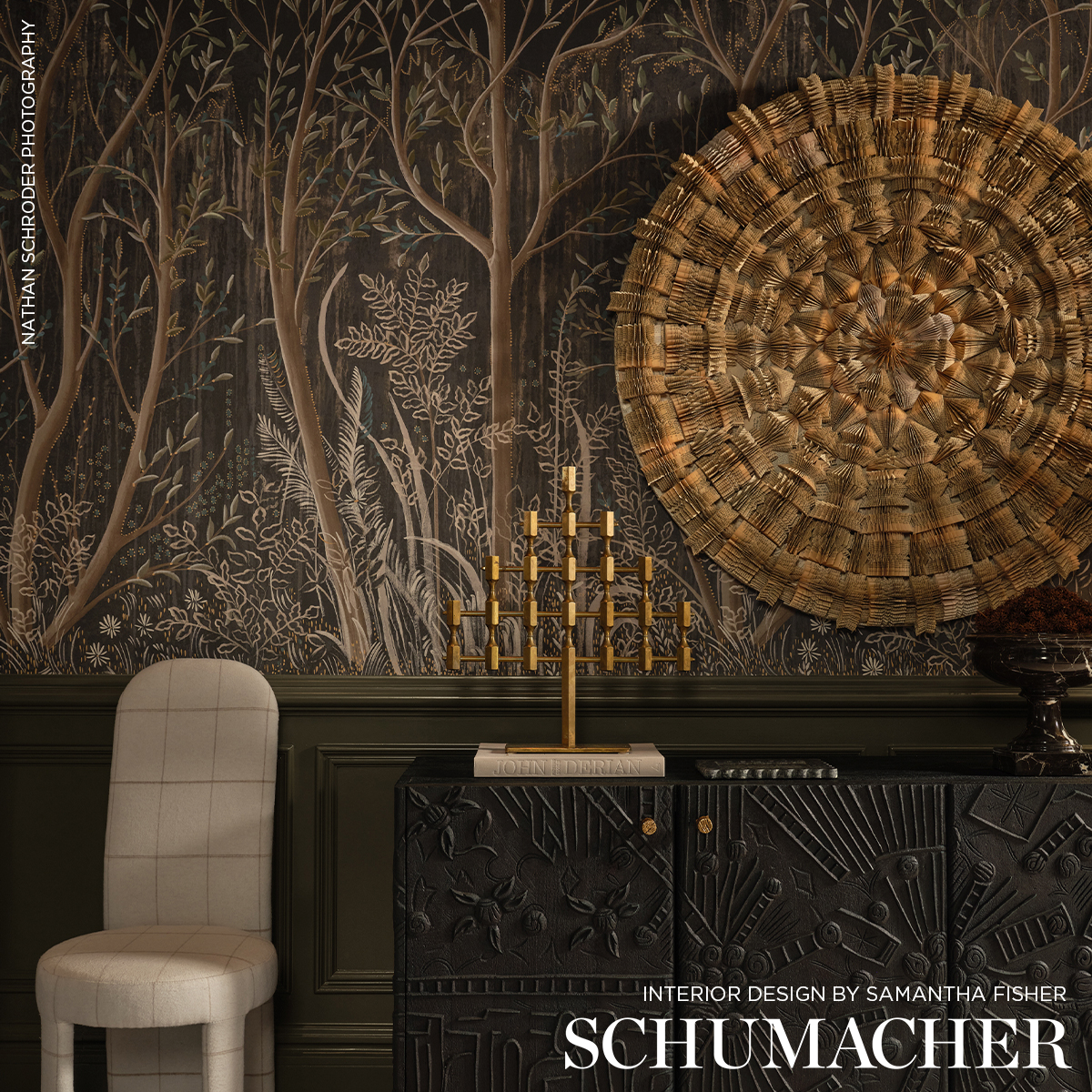 BRINDILLE GOLDEN ACCENTED PANEL SET gallery 4