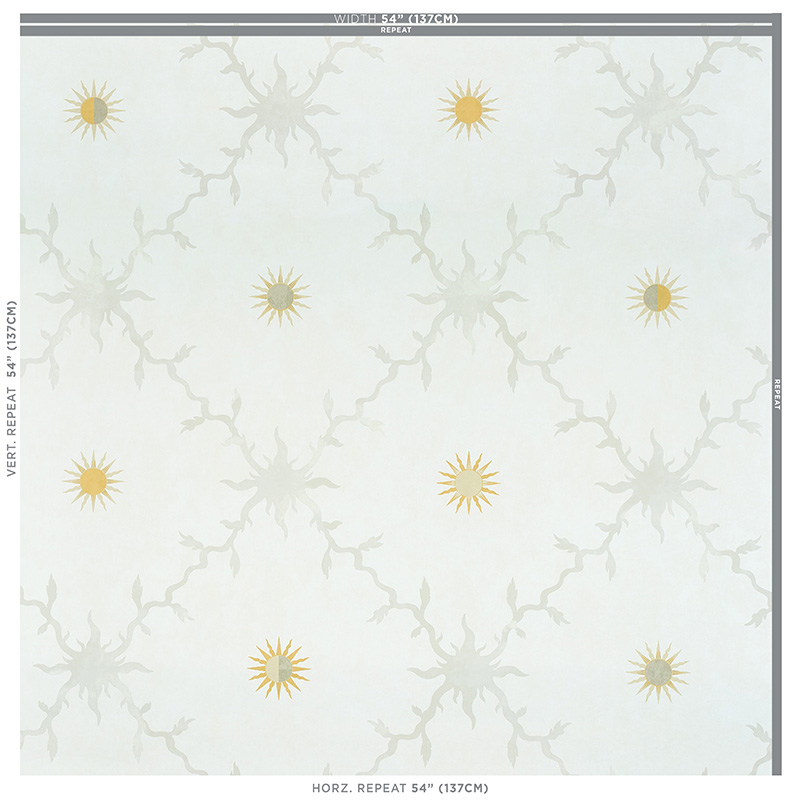 (たま) Palladio Trellis - Neutral Wallpapers | Schumacher