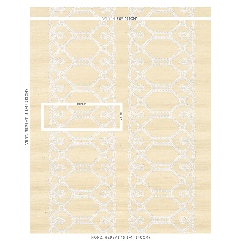ZIZ EMBROIDERED SISAL gallery 1