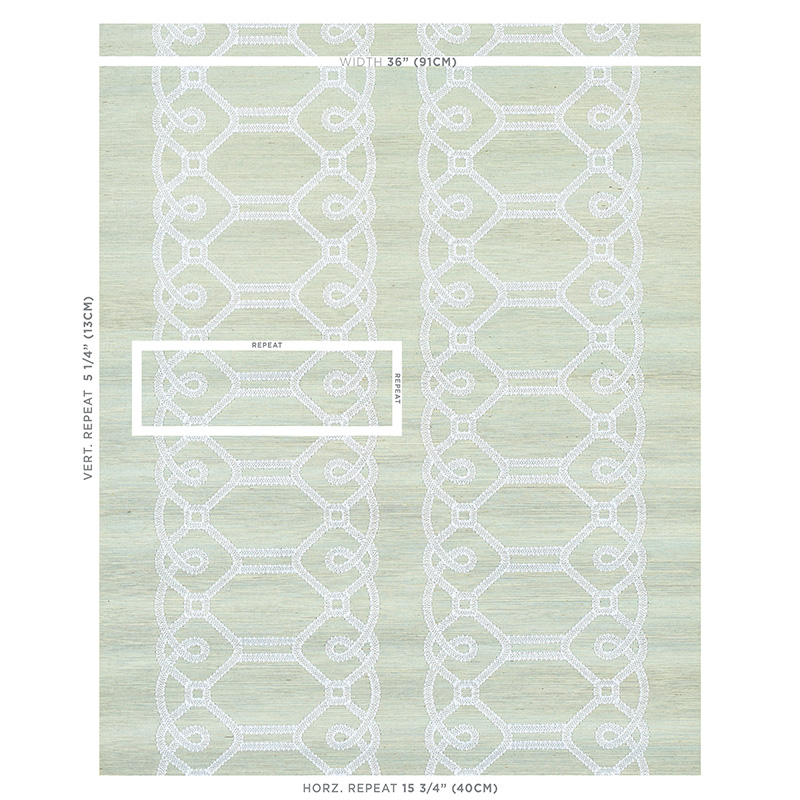 ZIZ EMBROIDERED SISAL gallery 1