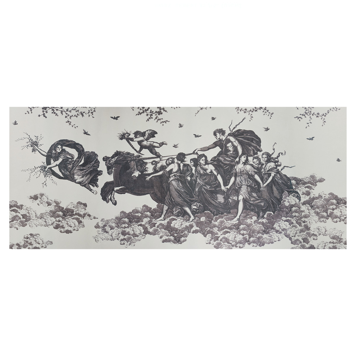 CHARIOT OF DAWN TOILE PANEL SET — BLACK