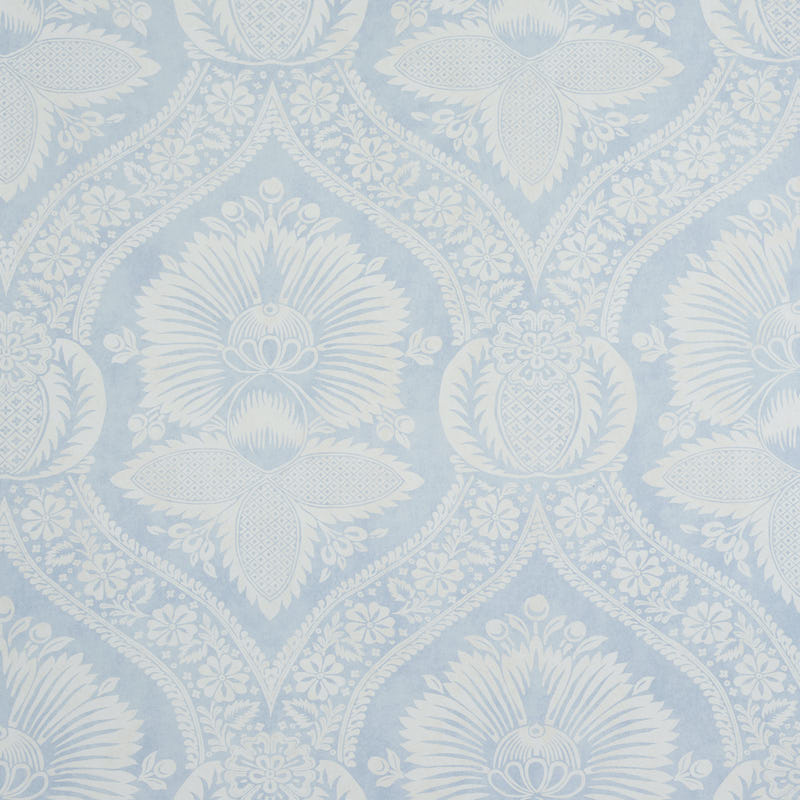 VILLANDRY DAMASK PRINT — BLUE