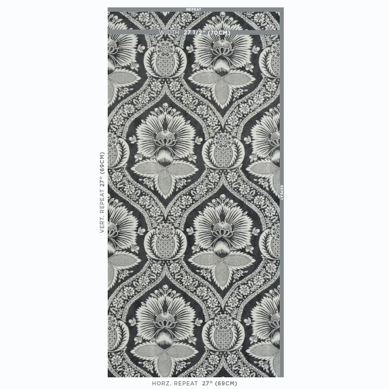 VILLANDRY DAMASK PRINT gallery 1