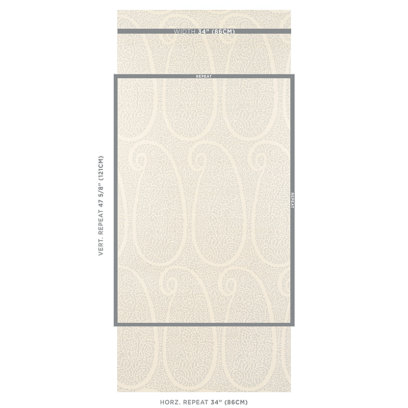 AMBALA PAISLEY SISAL gallery 1