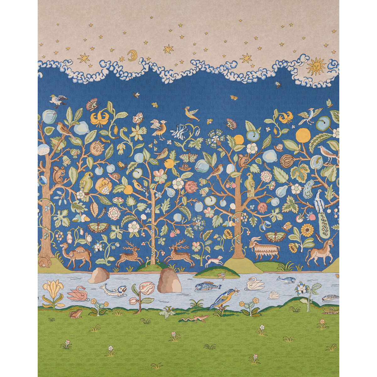 CHAUCER'S FOREST PANEL SET — SLATE