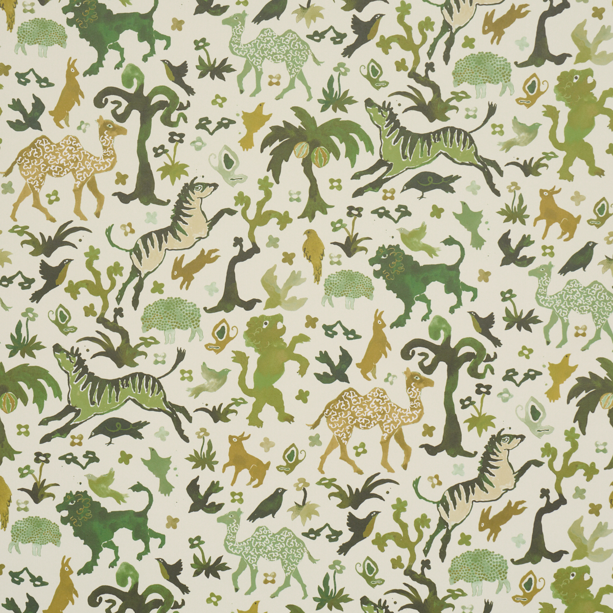 Beasts wallpaper in GREEN