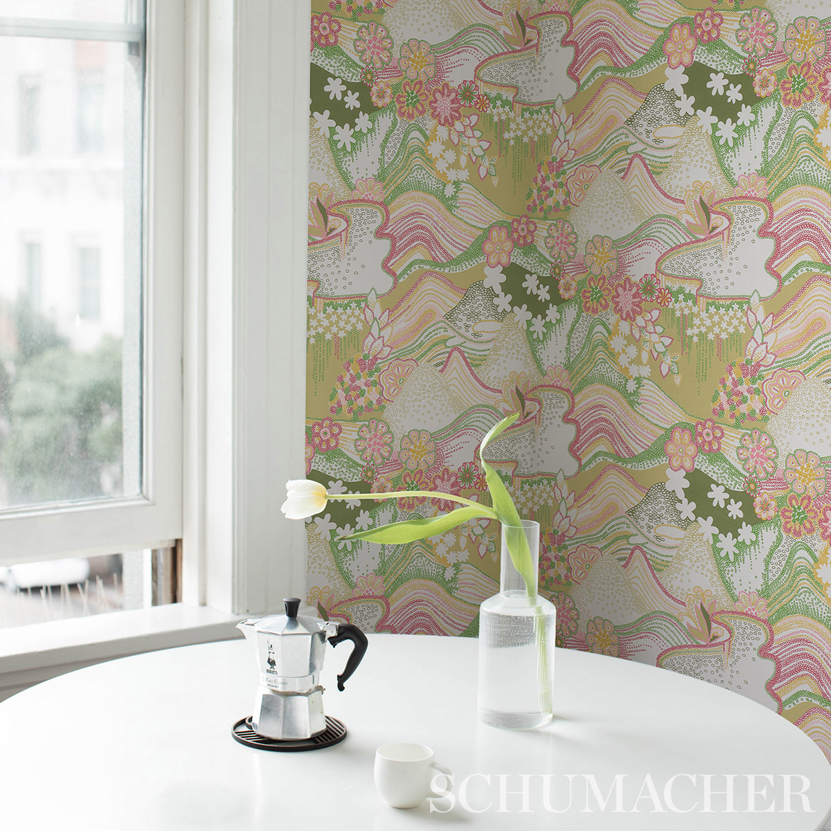 Daisy Chain 12 恐竜ジャケ Daisy Chain - Primary Multi Fabrics | Schumacher