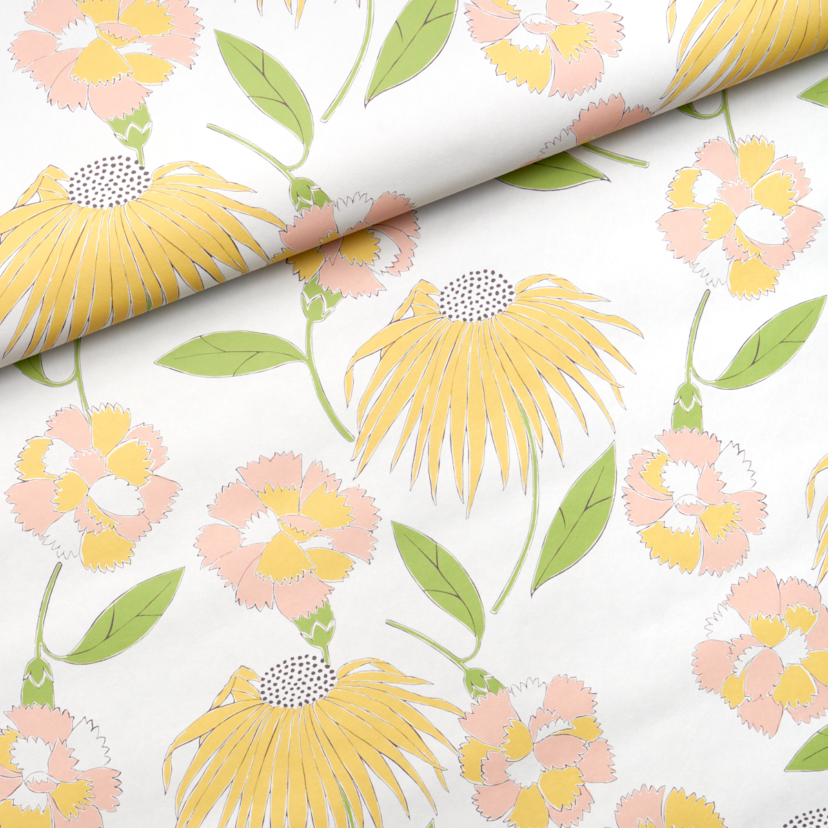 Bouquet Toss - Pink Lemonade Fabrics | Schumacher