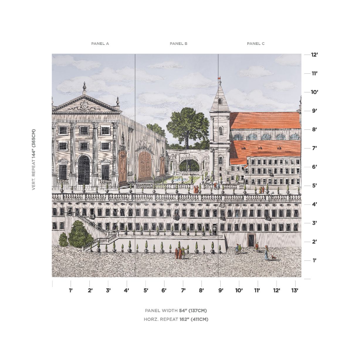 PIAZZA FIRENZE PANEL SET gallery 1
