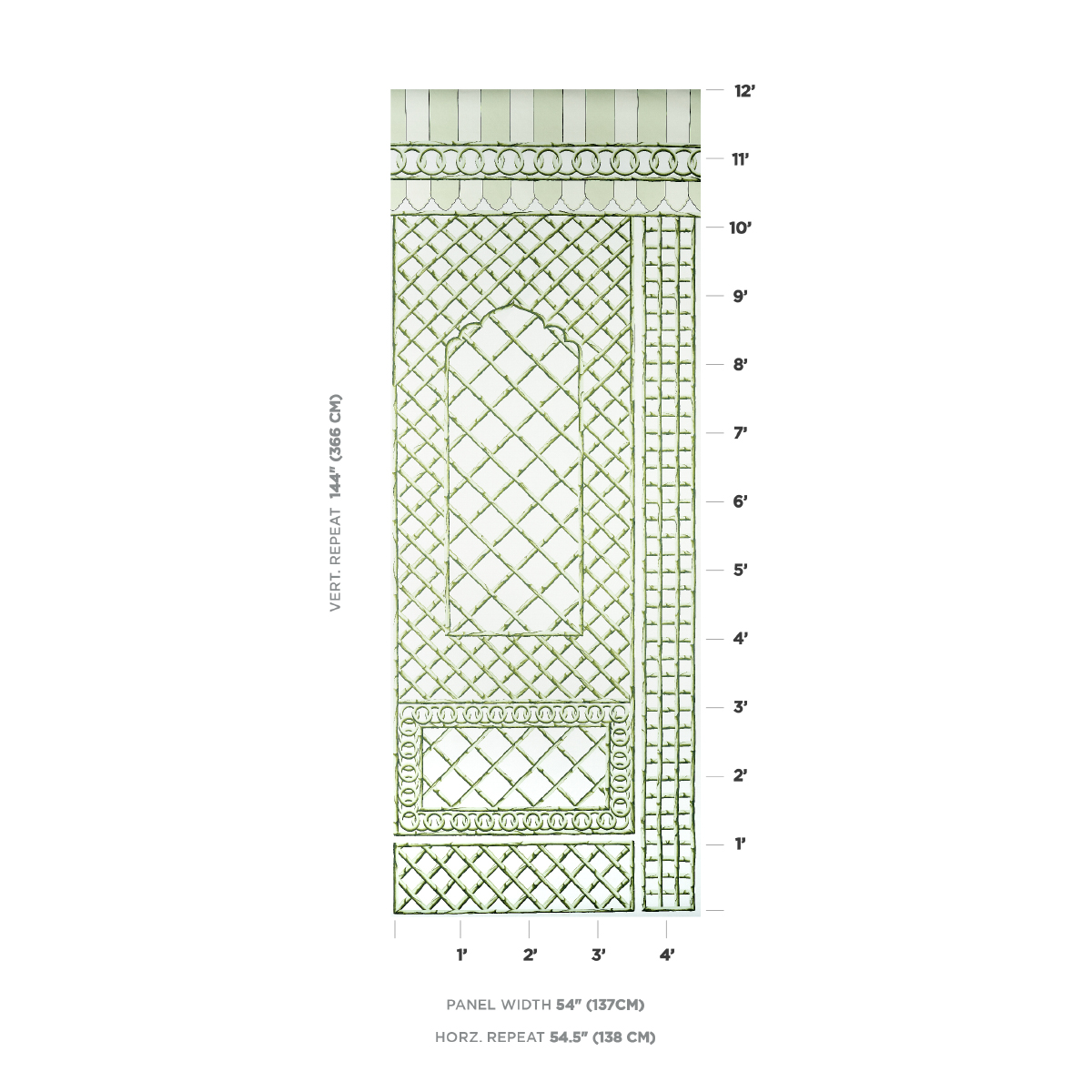 BAMBOO TRELLIS PANEL B gallery 1