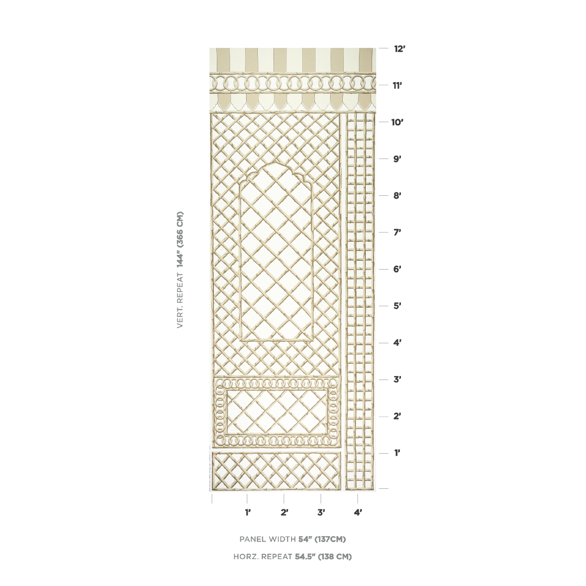 BAMBOO TRELLIS PANEL B gallery 1