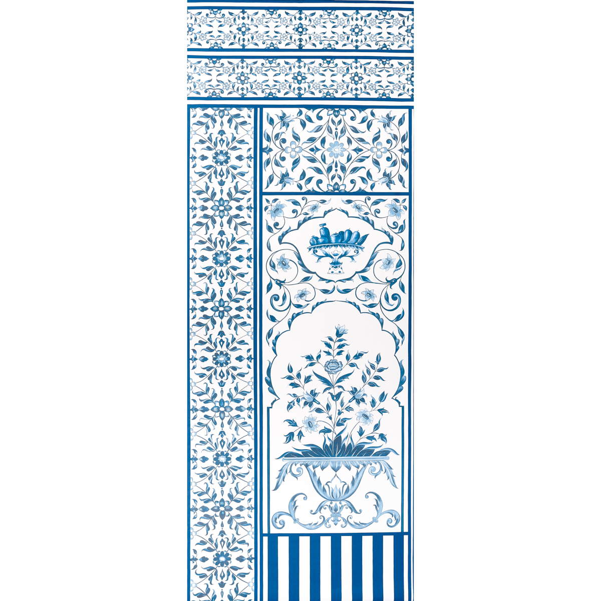 MUGHAL GARDEN PANEL A — BLUE