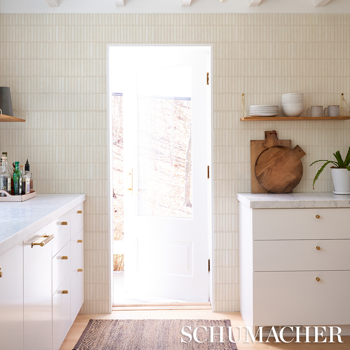 わっさびー Wabi-Sabi - Light Beige Wallpapers | Schumacher