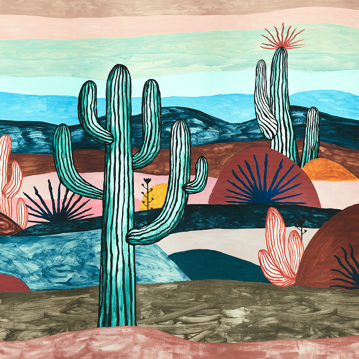 DESERT SCAPE PANEL SET gallery 2