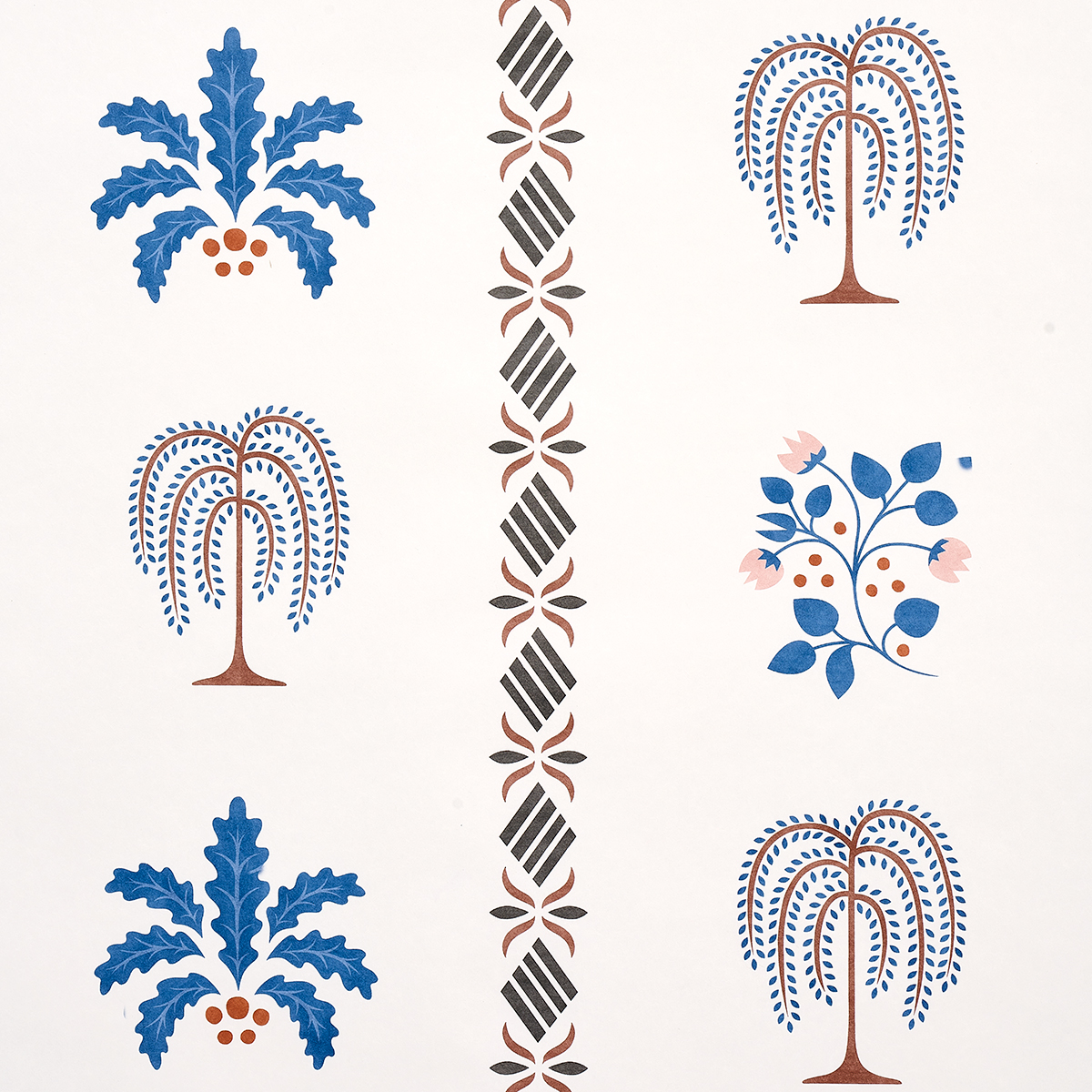WILLARD HOUSE STENCIL — BLUE