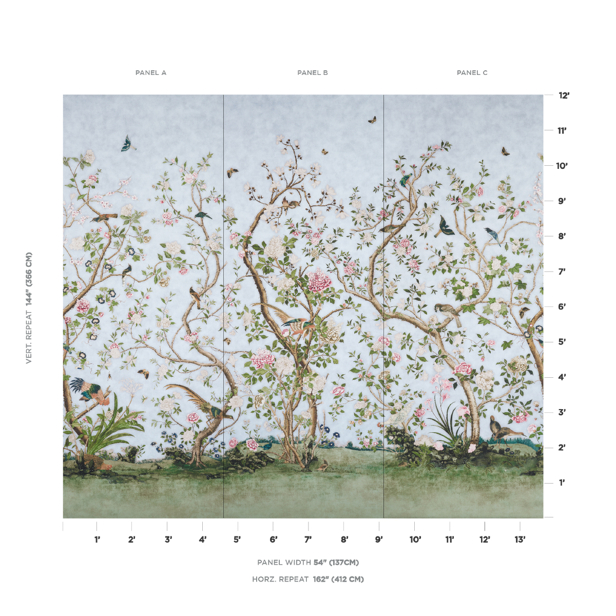 Les Oiseaux Panel Set gallery 1
