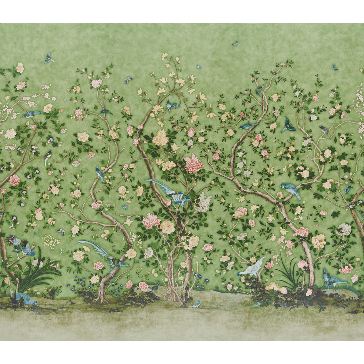 Les Oiseaux Panel Set — APPLE GREEN