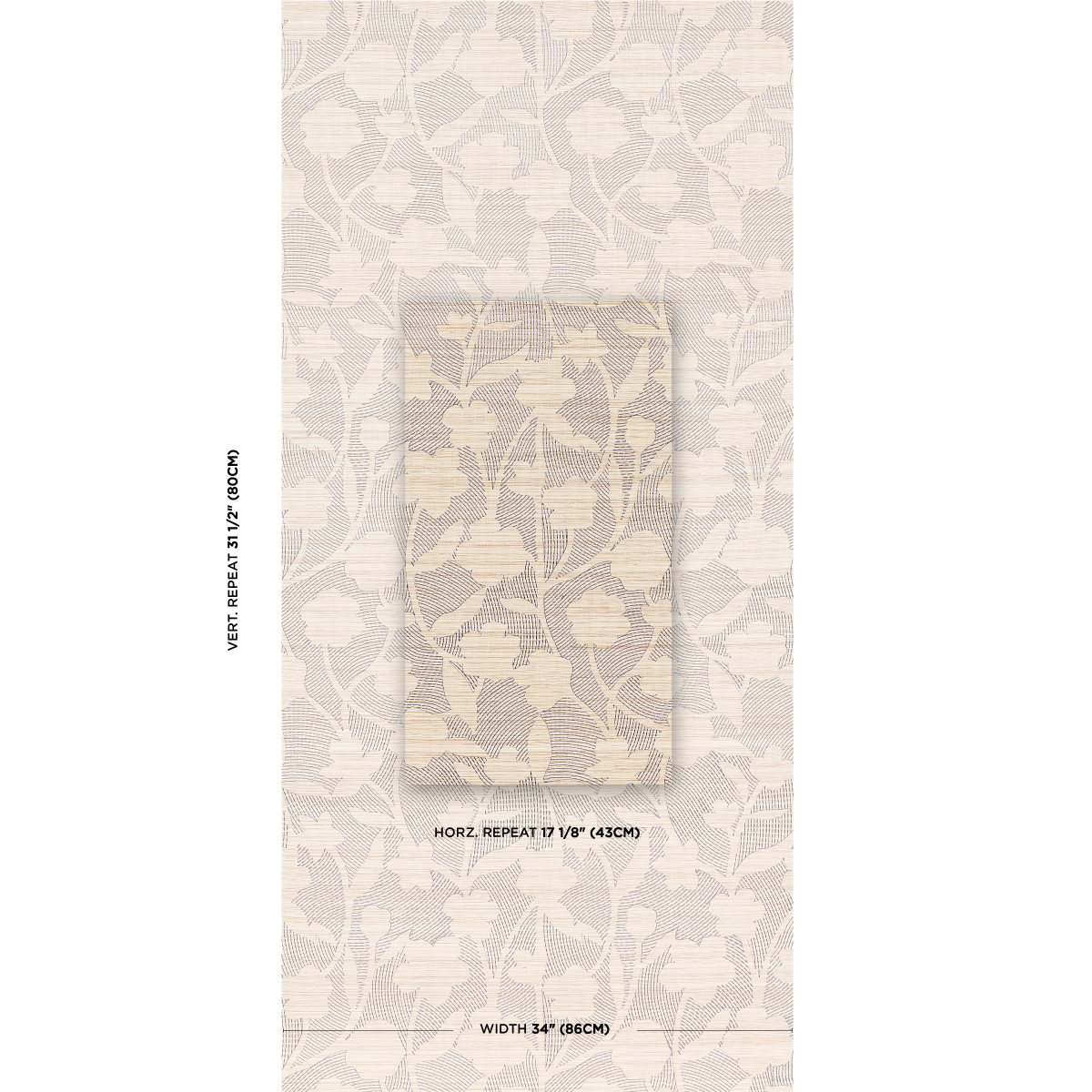 KANTHA EMBROIDERED FLOWER SISAL gallery 1