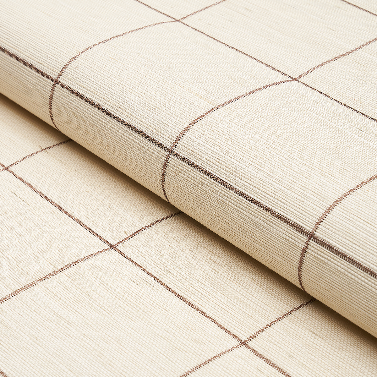 WINDOWPANE EMBROIDERED SISAL gallery 3