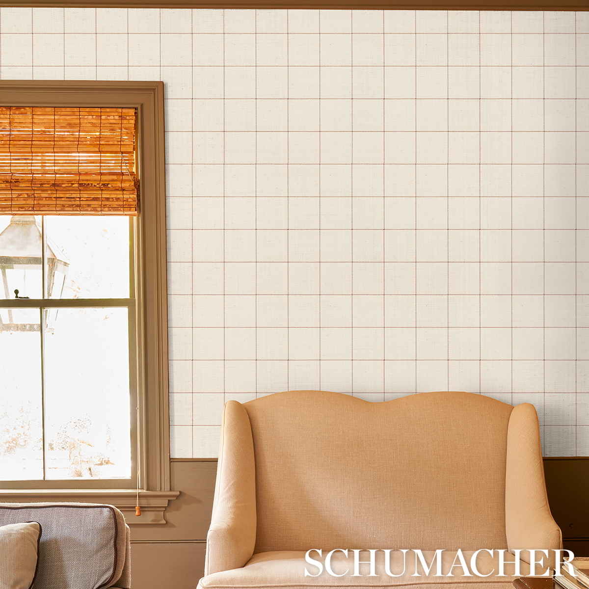WINDOWPANE EMBROIDERED SISAL gallery 5