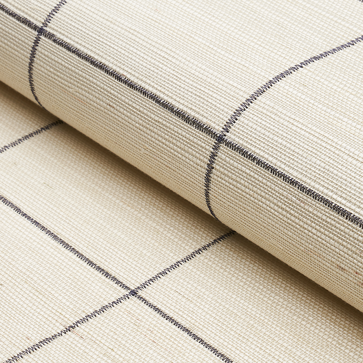 WINDOWPANE EMBROIDERED SISAL gallery 3
