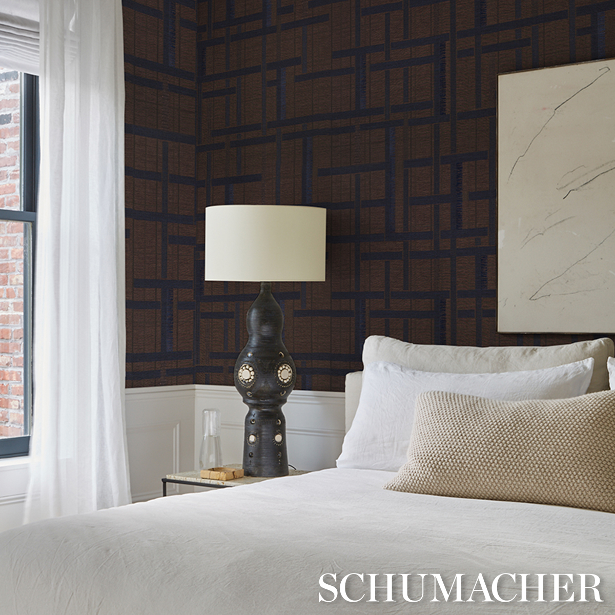 AXEL PLAID WALLCOVERING gallery 5