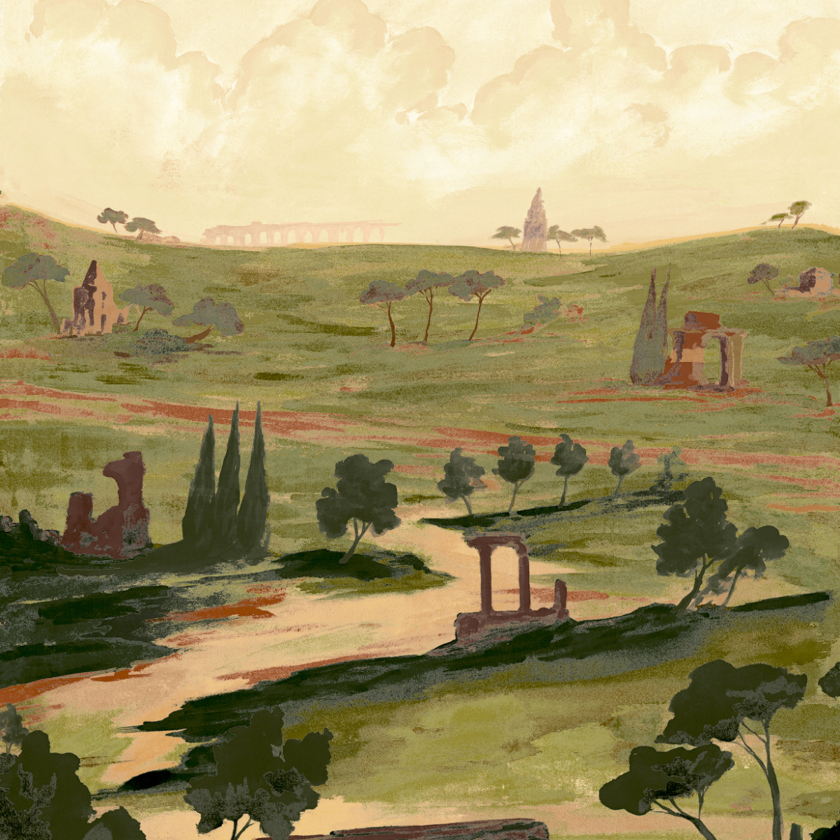 Appian Way 4 Panel Set gallery 3