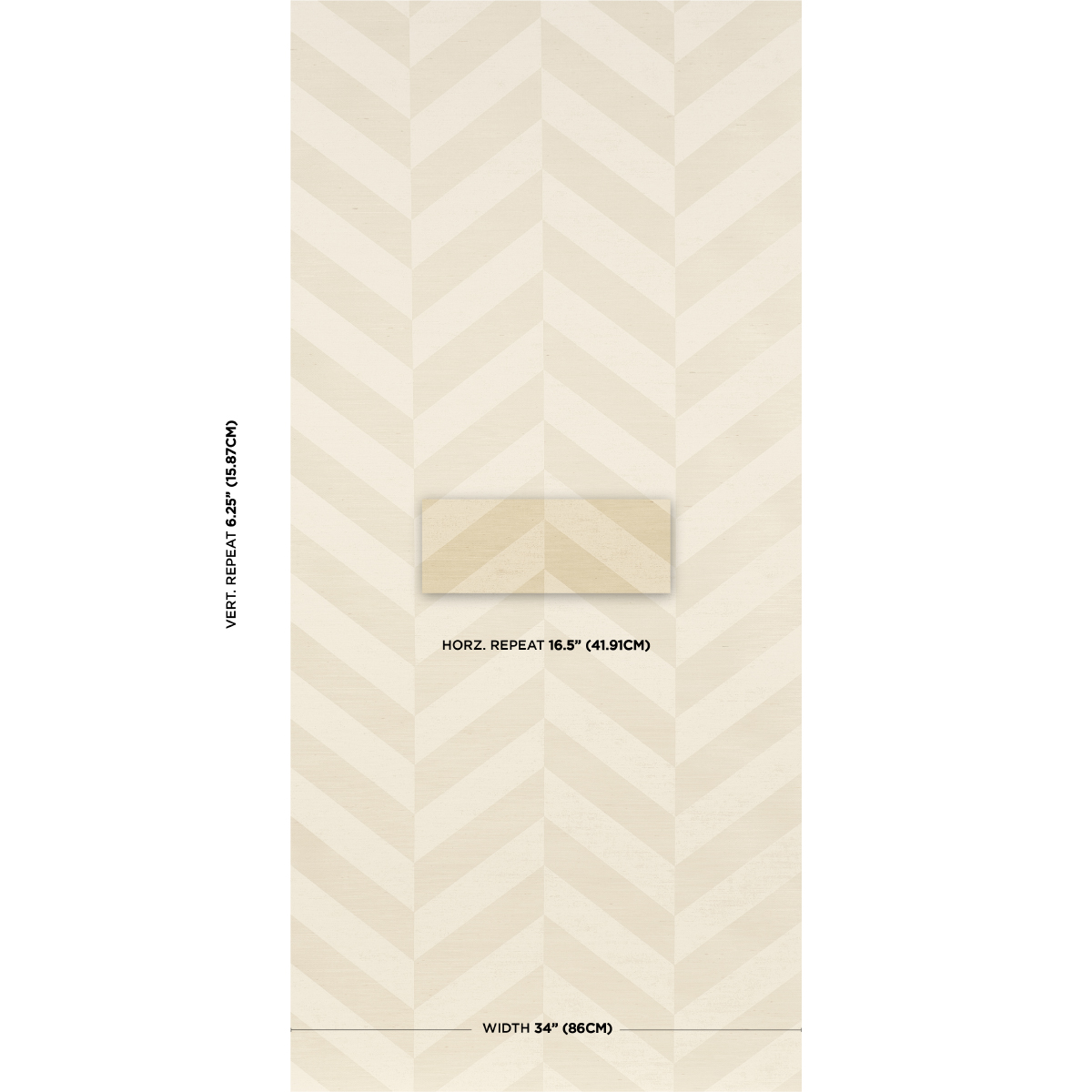 STAGGERED CHEVRON SISAL gallery 1