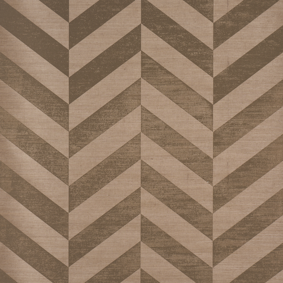 STAGGERED CHEVRON SISAL — BROWN