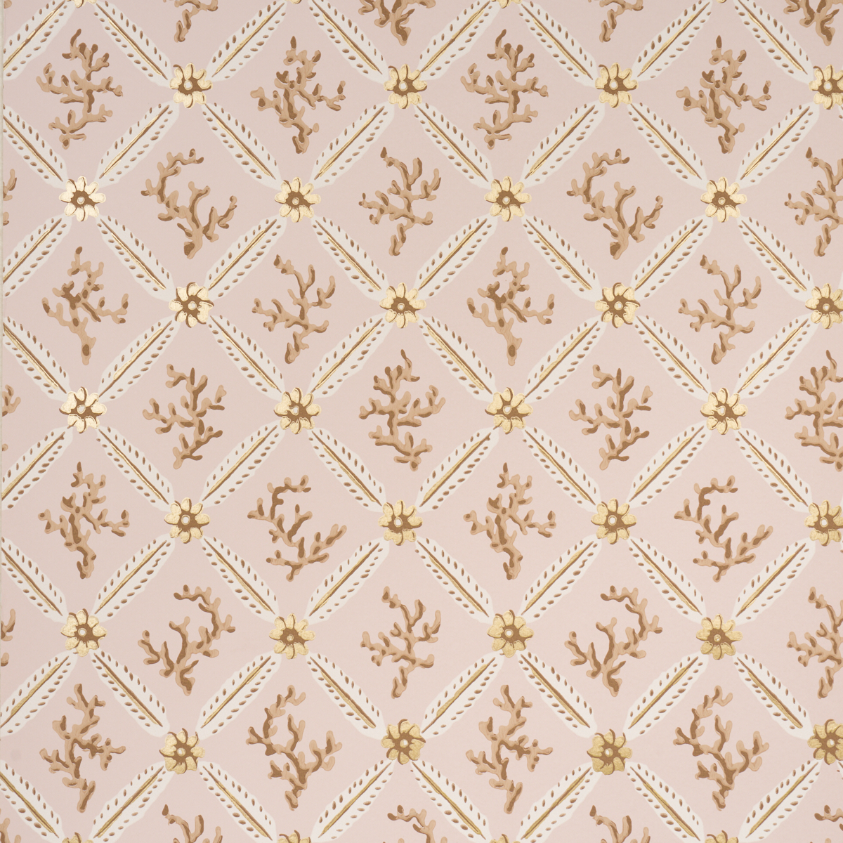Corail Leaf Trellis — BLUSH