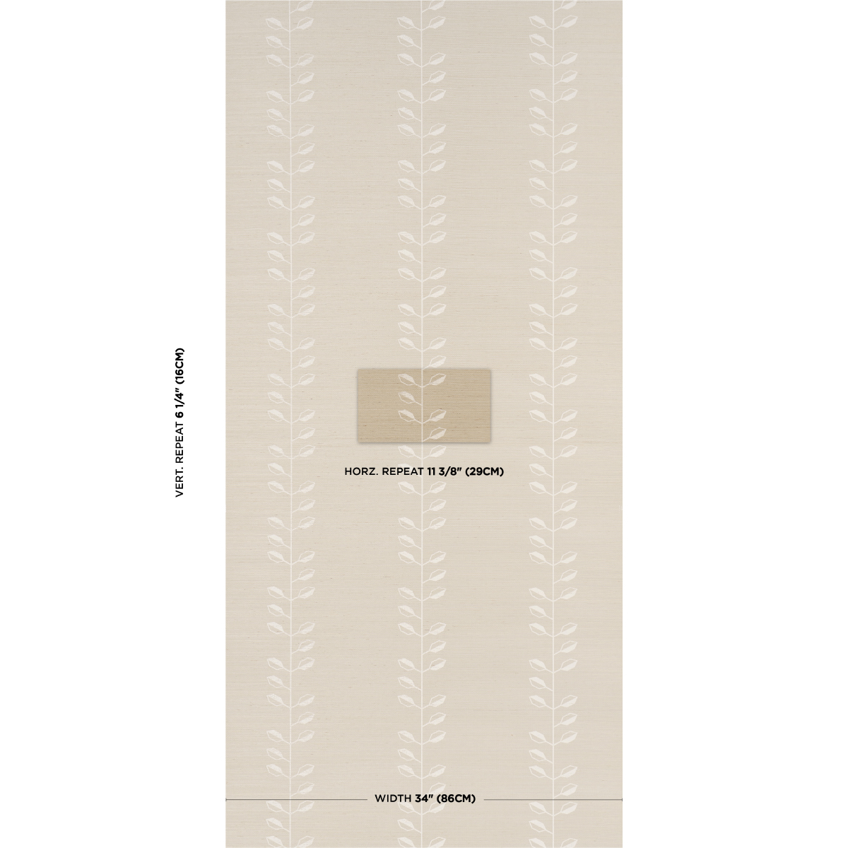 GEO LEAF SISAL gallery 1
