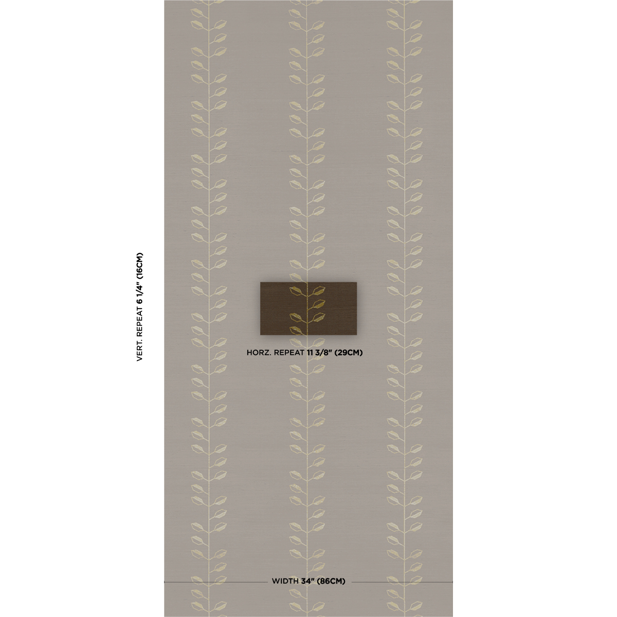 GEO LEAF SISAL gallery 1