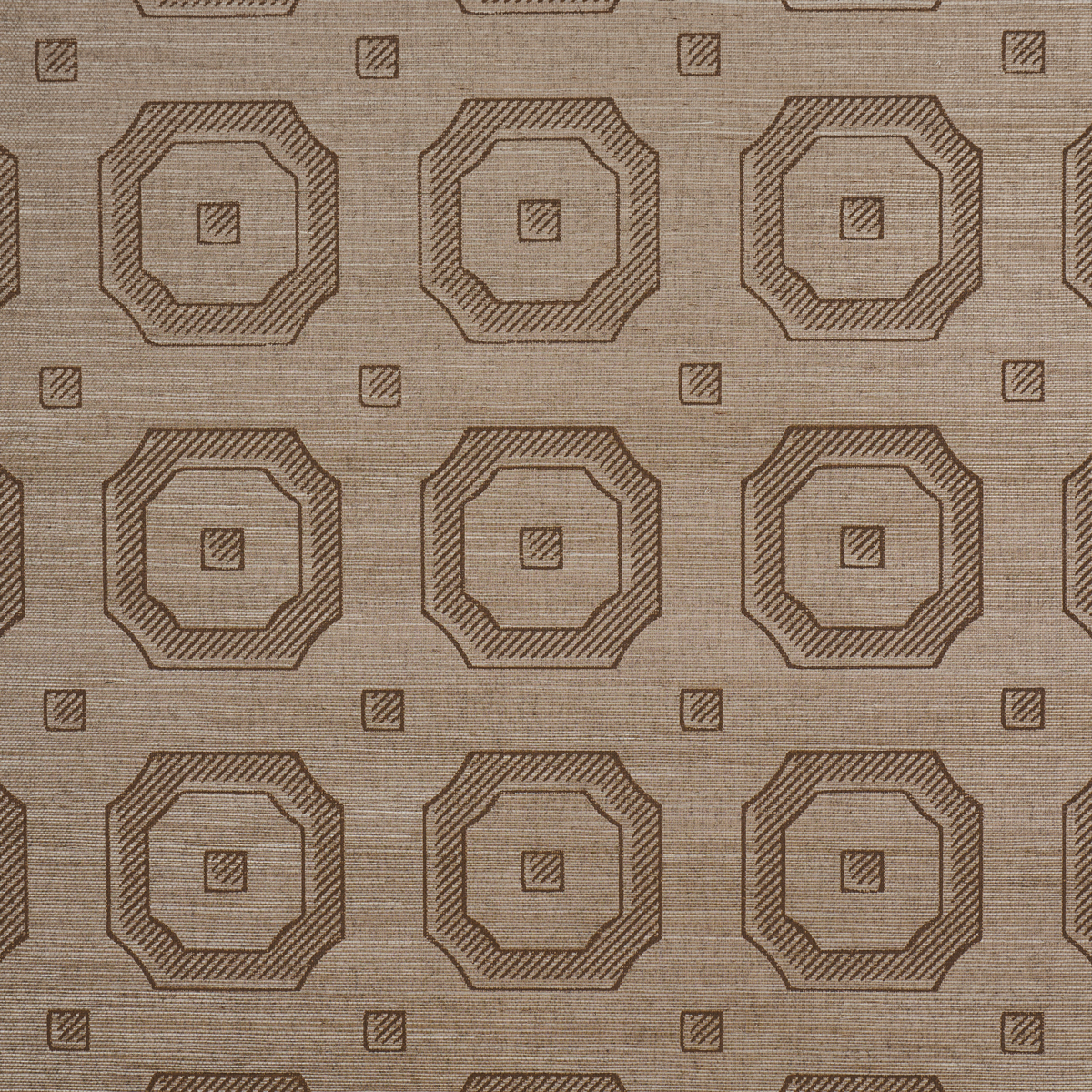 BEVELED FRAME SISAL — SEPIA