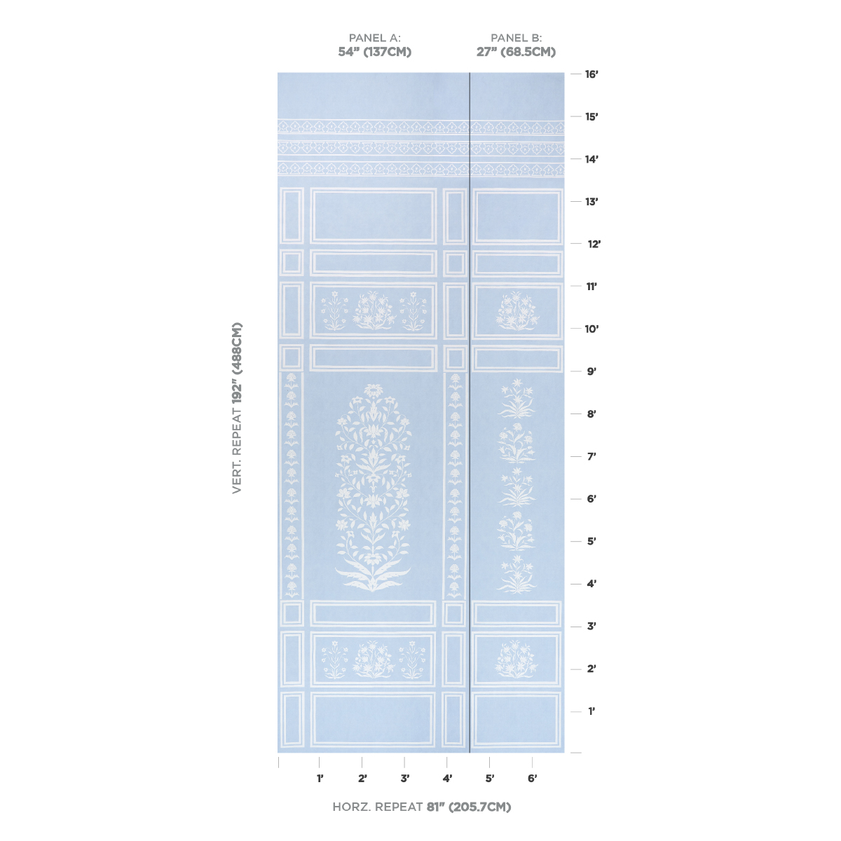 Palladio Mughal Two Panel Set gallery 1