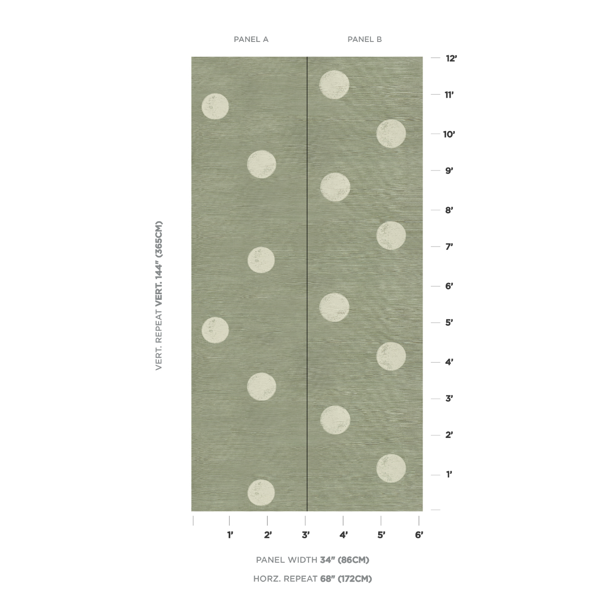 MONTE CARLO SISAL 2 PANEL SET gallery 1