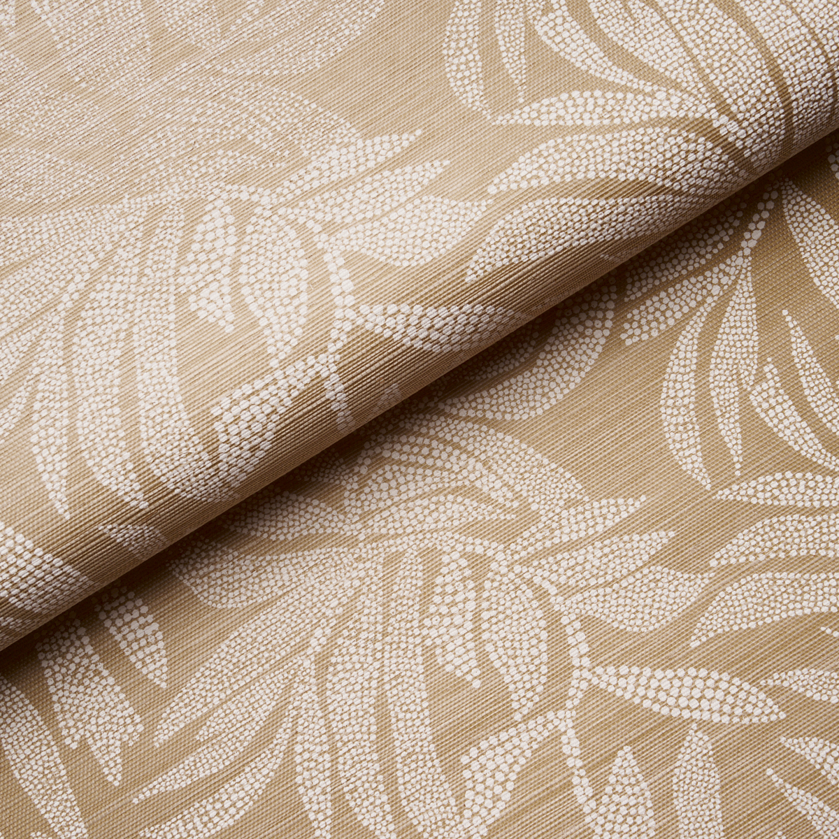 Tayrona Palm Mosaic Sisal - Playa Dorada Sand Wallpapers | Schumacher