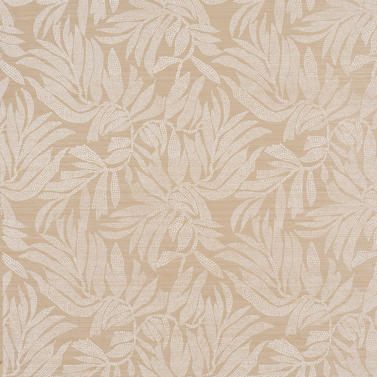 Tayrona Palm Mosaic Sisal - Playa Dorada Sand Wallpapers | Schumacher
