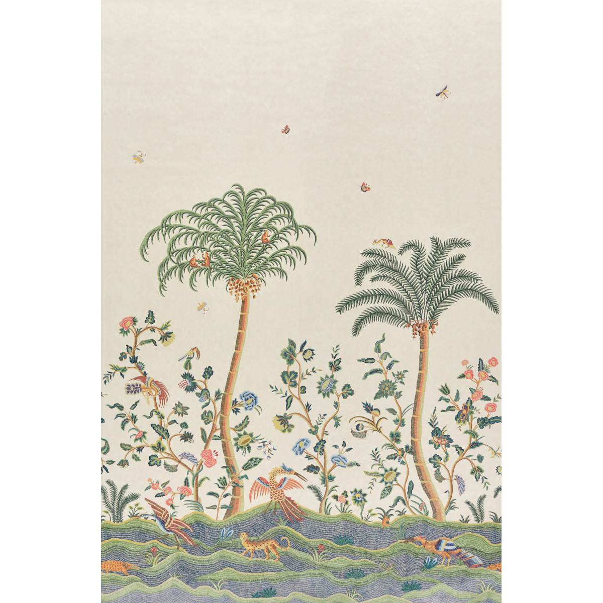 Spotswood Crewel 2 Panel Set — MULTI