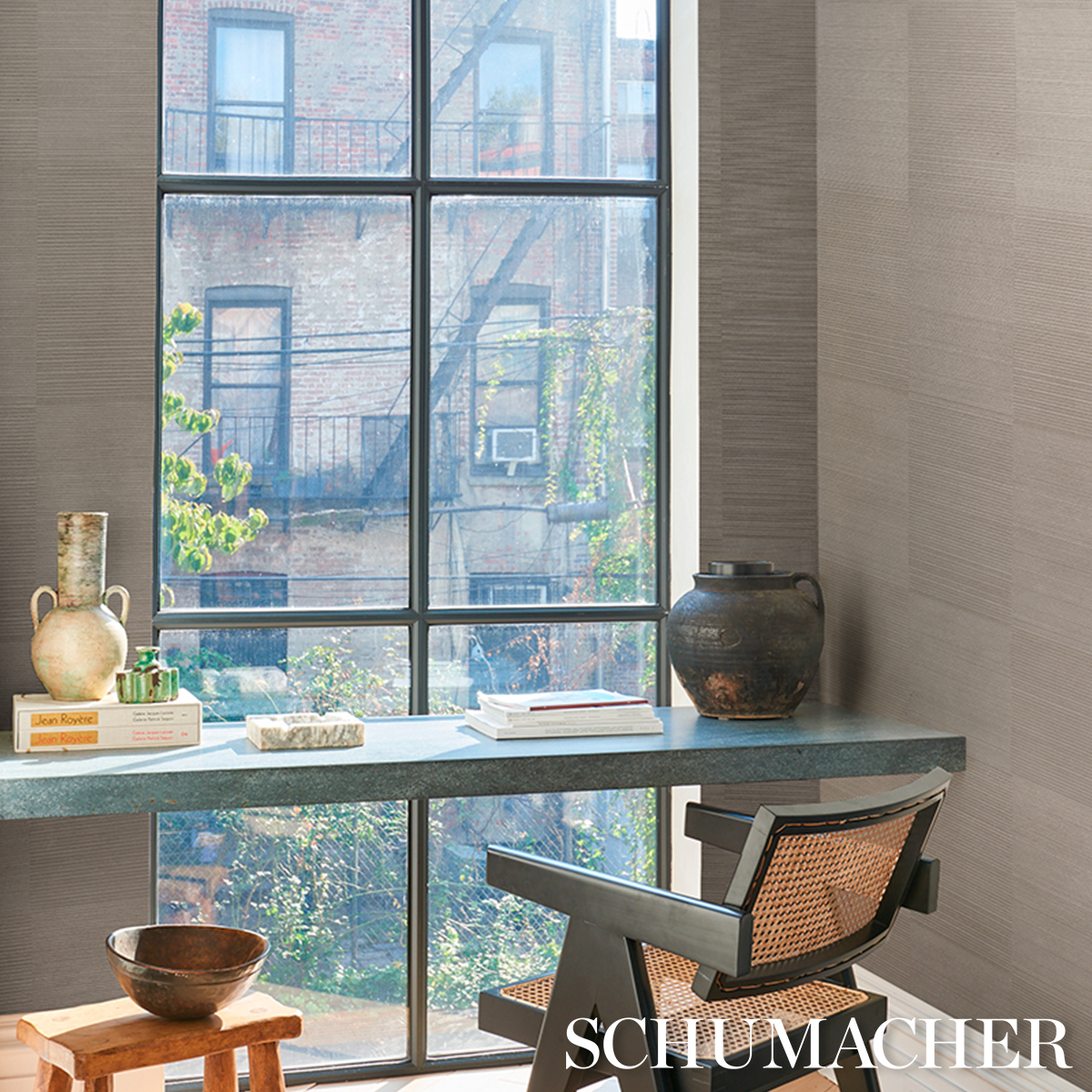 Quinton Offset Rib Wallcovering gallery 4